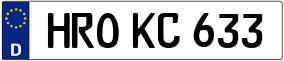 Truck License Plate